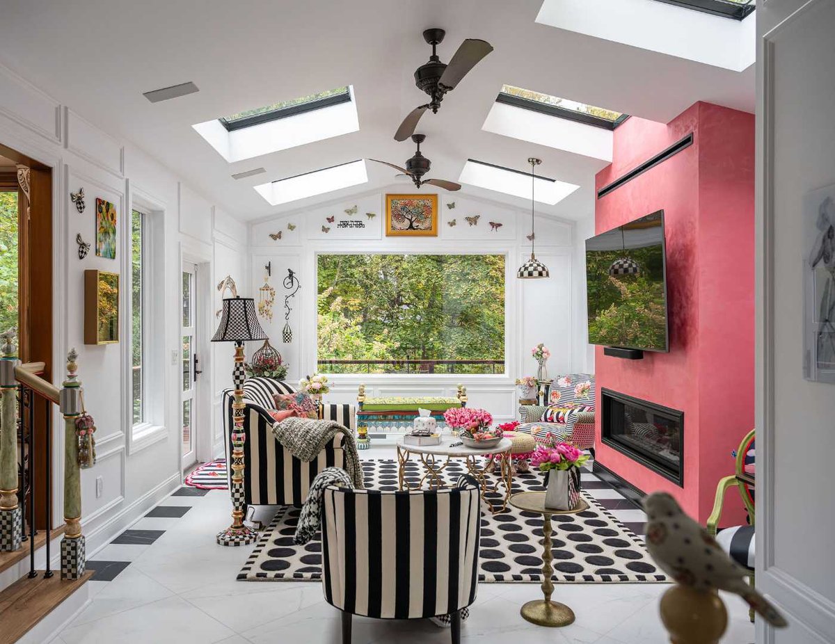 Mackenzie Child decorated style home remodel in Montclair NJ by G&amp;L and Sons Renvoations