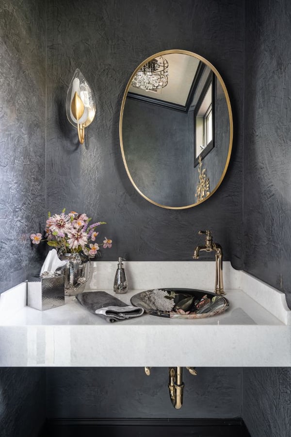 Powder room in Walden, NJ